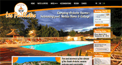 Desktop Screenshot of campsite-ardeche.campinglespaillotes.com