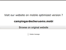 Tablet Screenshot of campsite-ardeche.campinglespaillotes.com