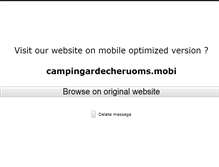 Tablet Screenshot of campingplatz-ardeche.campinglespaillotes.com
